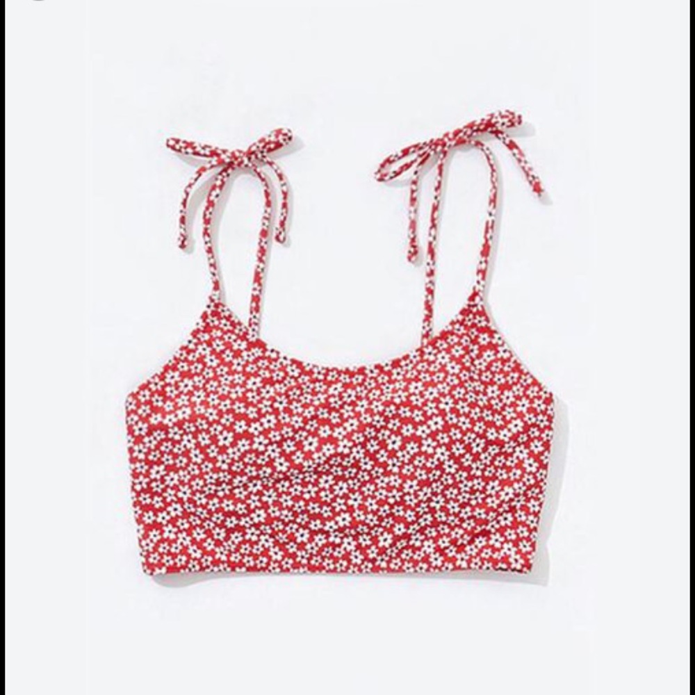 forever 21 floral bikini top